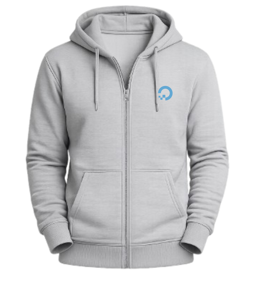 With Zip Hoodies Front
